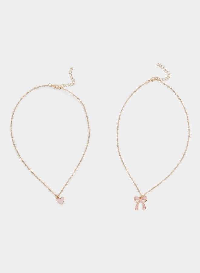 ستايلي مجموعة من 2 - عقد بدلاية - Image 1